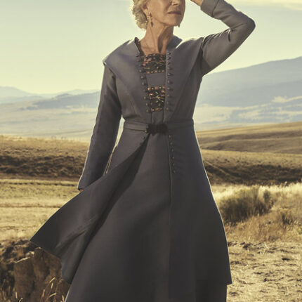 Helen Mirren Grey Coat