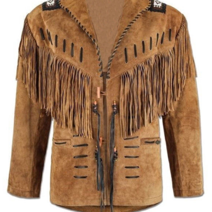 Fringe Western Suede Jacket – Hunter