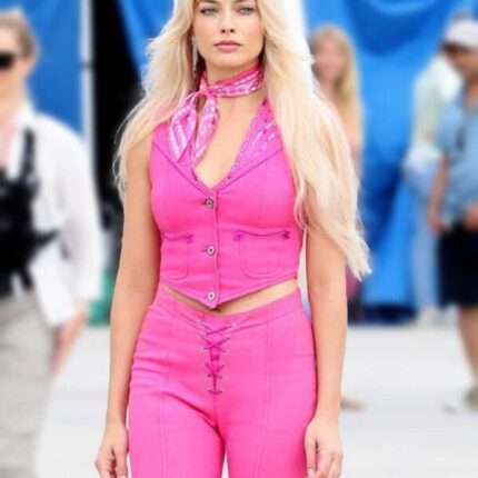 Margot Robbie Pink Vest for Women