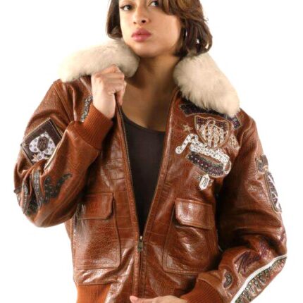American Bombshell Brown Fur Jacket